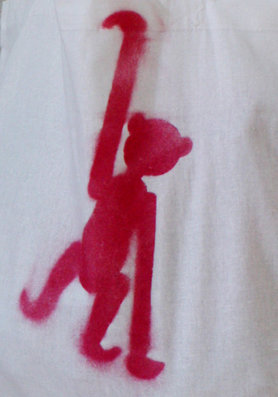 Affen-Schablone zum Download