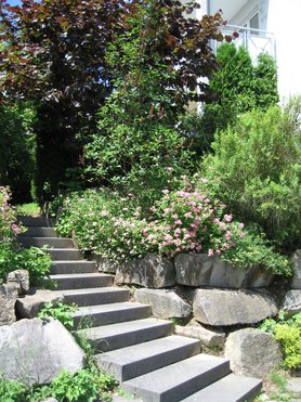 Gartentreppe