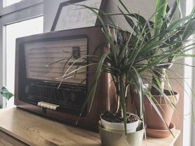 Das Vintage Radio stammt