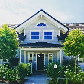 Unser Häuschen einmal von