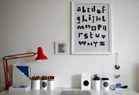 Der neue Schreibtisch