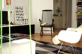 Wohnzimmer bei Wintersonne