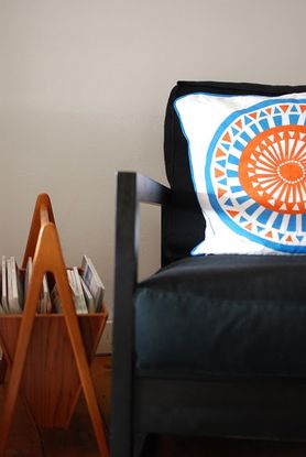 Schaukelsessel mit Marimekko