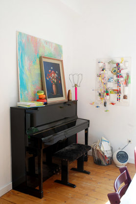 Klavier im Esszimmer