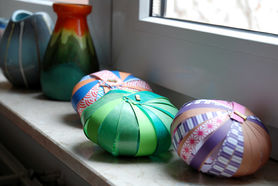 Fensterbank mit Deko