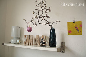 Wohnzimmer im vorweihnachtlichen Gewand