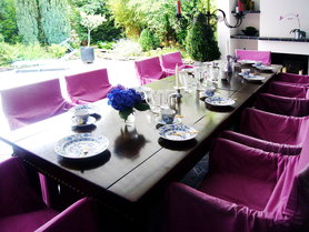 Blau - Weiss - Braun - Pink.....