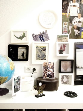 Bilderwand im Kinderzimmer....