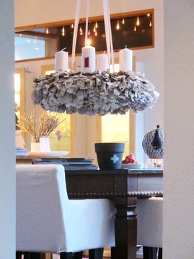 Die 1. Kerze brennt....