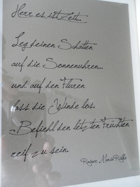 wunderschöne Stille....