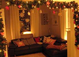 unser Weihnachtszimmer