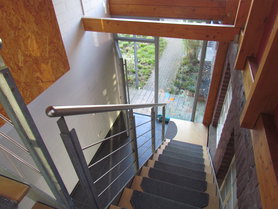 Blick von oben in den Flur..