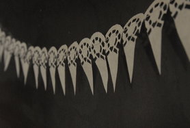 Wimpelkette mit Tortenspitzen