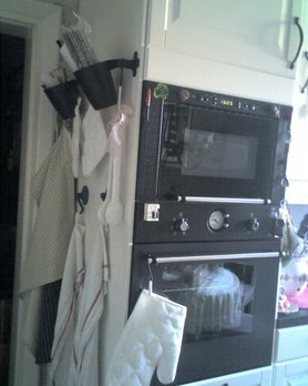 Backofen und Mikrowelle