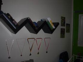 Teenes Trophäen an der Wand