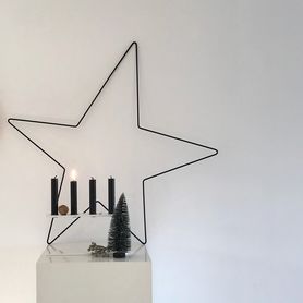 🖤⭐️🖤....und der schöne Kerzenleuchter