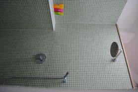 dusche mit regenbrause