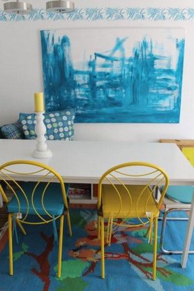 ich liebe gelb und türkis!