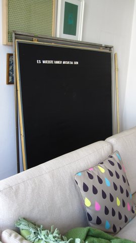 Zwischenstand Wandgestaltung 