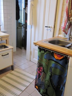 Tür von der Küche ins Bad