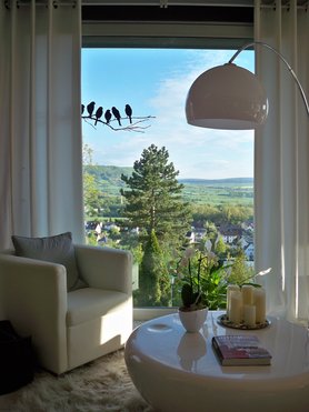 Ausblick aus dem Wohnzimmerfenster