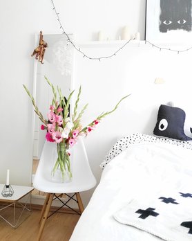 Gladiolenliebe auch im Kinderzimmer