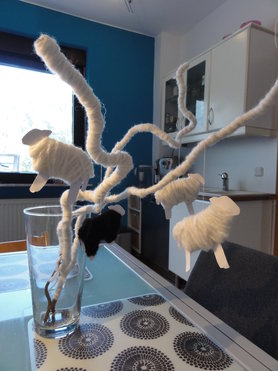 Unsere Woll-Lämmchen.....