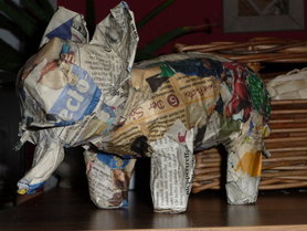 Pappmaschee, Elefant