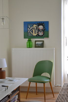 Wohnzimmer immer noch grün-blau