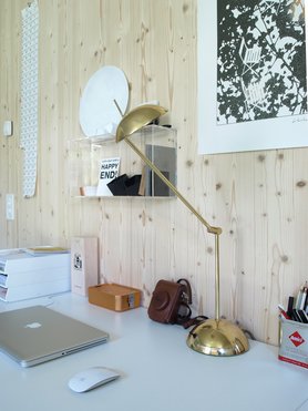 60ies Leuchte für den Arbeitstisch