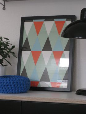 gerahmte Isak Tapete