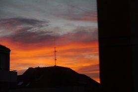 Sonnenaufgang in der Stadt