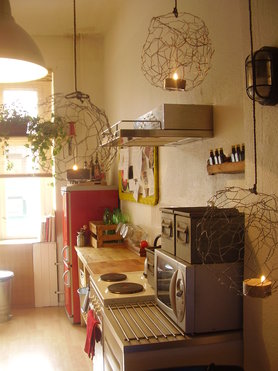 Adventsdecko in der Küche