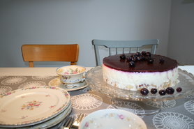 erster Kuchen im neuen Heim! jammi!