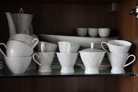 Blick in den Geschirrschrank - Arzberg-Geschirr