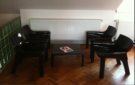 Sitzgruppe : Vicario designed by Vico Magistretti for Artemide.