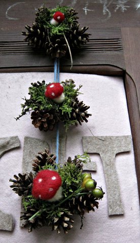 rustikaler Türschmuck für den nahenden Herbst