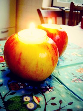 APFELTEELICHT - DIY 