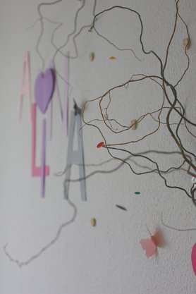 Wanddekoration zum Geburtstag