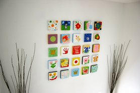 Bilder im Treppenhaus