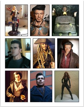 Hier nochmal meine Figurensammlung als Kollage