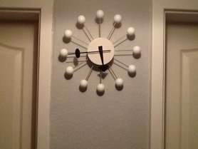 Neue Uhr für den Flur. 