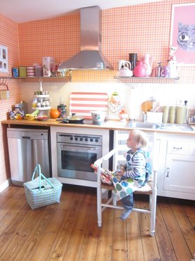 küchenhilfe hat pause