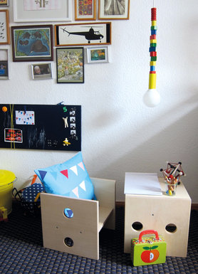 Neue Kinderzimmermöbel und DIY-Leuchte