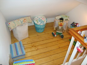 Spielecke, Flur, Treppenhaus, Kinderzimmer