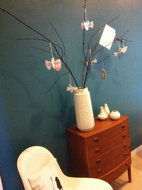 Flur im Frühlingswinter