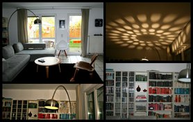 Lichtspiel-Wohnzimmerimpressionen