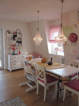 herbstliches esszimmer