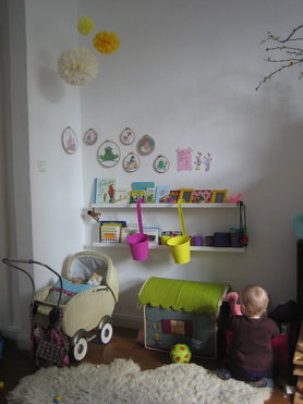 Endlich haben wir es geschafft die Wand zu dekorieren!