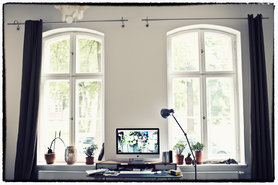 Und da sitz ich...